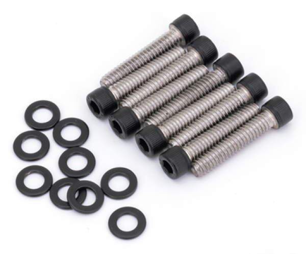 BLACK STAINLESS STEEL CAM COVER SCREW KITS FOR MILWAUKEE EIGHT